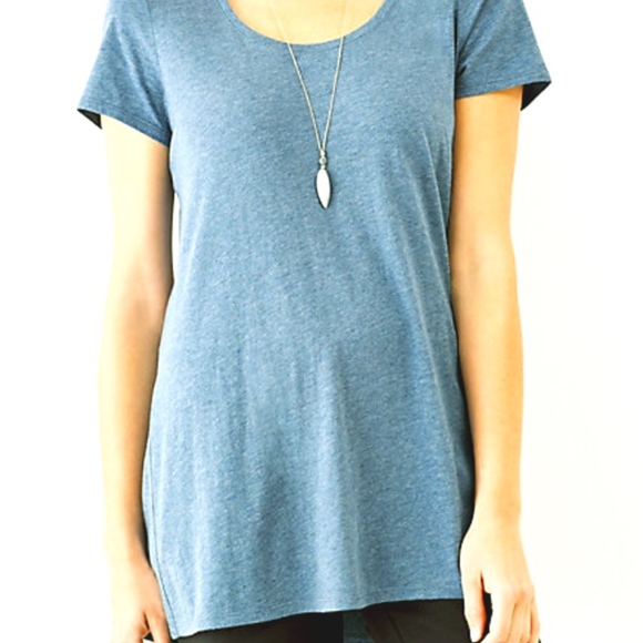 J. Jill Tops - Pure J. Jill Women's Long T Shirt Top Blue L EUC